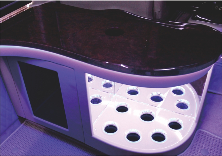 豪华全桃木面酒柜