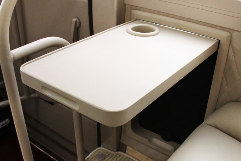 隐藏式真皮折叠秘书桌