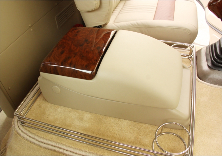 真皮桃木证件箱